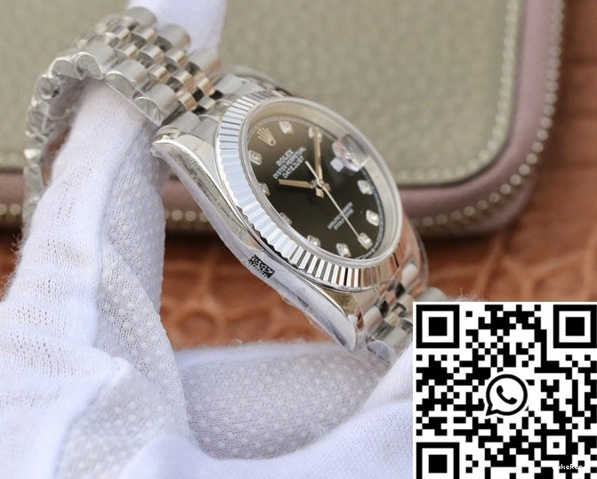 M126234-0027 Rolex Factory Datejust GM Diamond-se Black Dial 1223